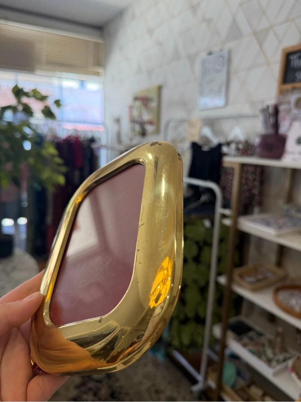 Gold Oval Picture Frame